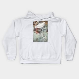 Alice In Wonderland - Arthur Rackham - 1 Kids Hoodie